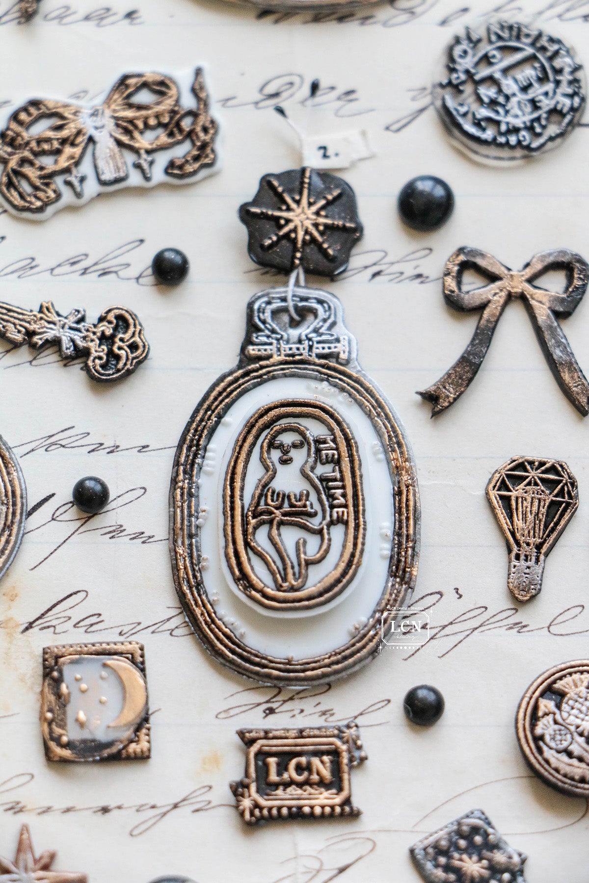 LCN wax seal stamp set: Me time