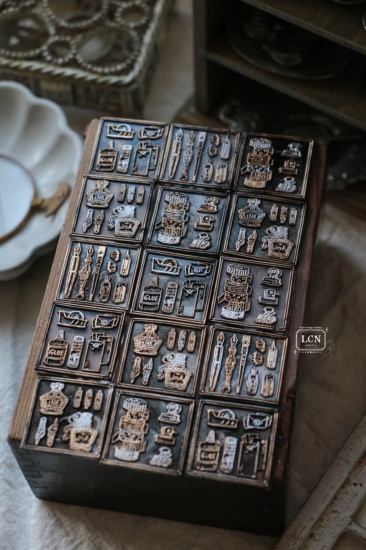 LCN Wax Seal Stamp Set: Stationery Tile 5