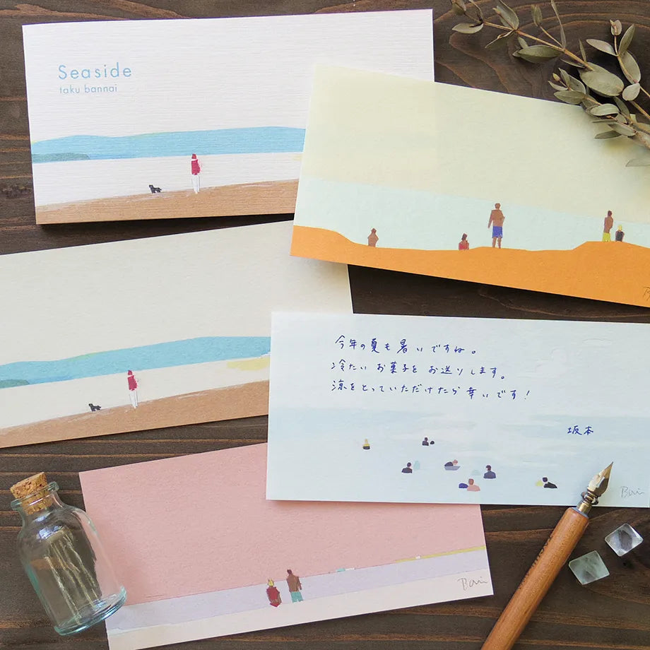 Cozyca products: Taku Bannai: Letter Pad - Seaside