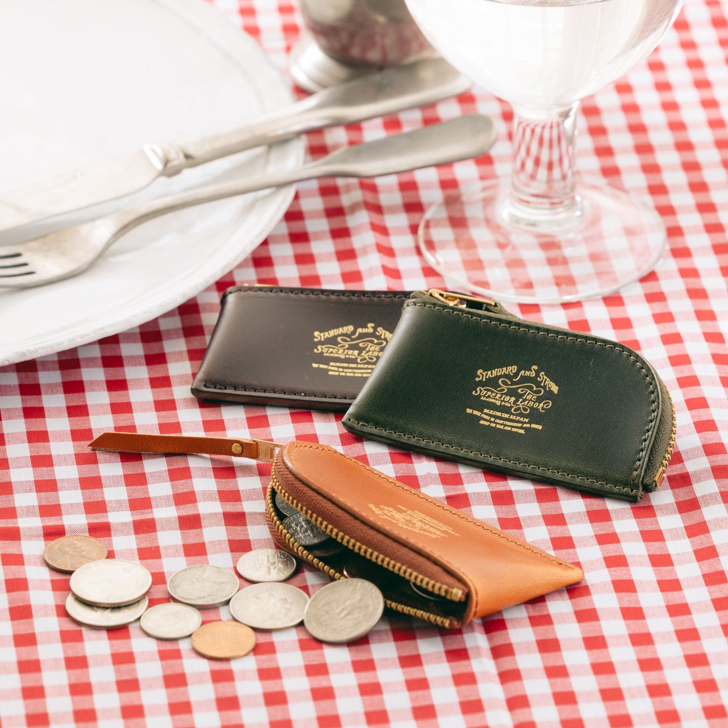 PRE-ORDER: TSL Coin Purse Kid Pull-up leather