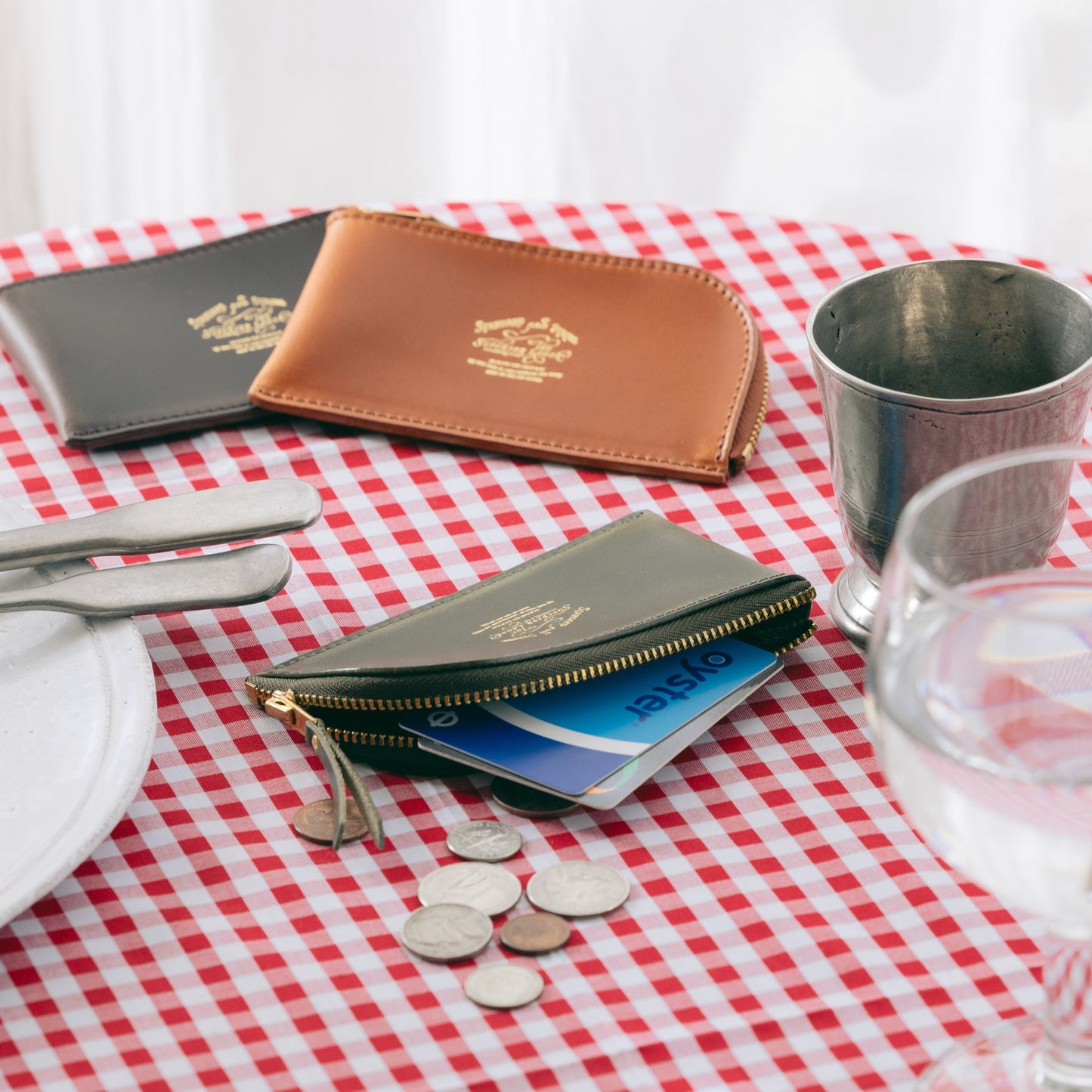 PRE-ORDER: TSL Card Wallet Dad Pull-up leather