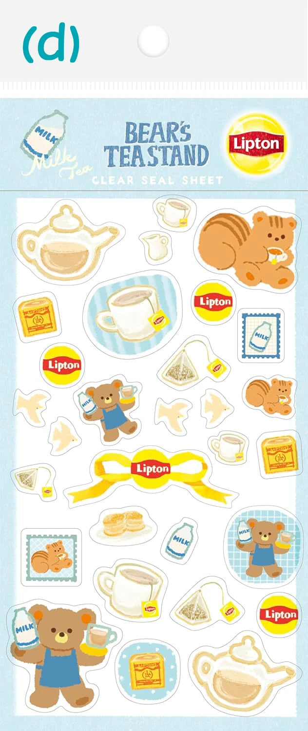 Furukawa Paper: PET Stickers Sheet- Lipton Tea Series