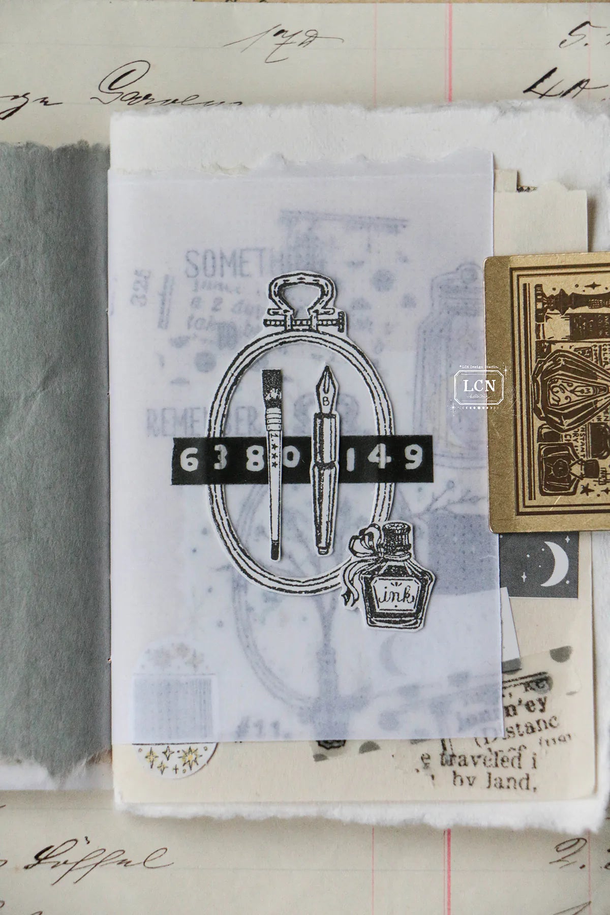 LCN Rubber Stamp: Embroidery Hoop