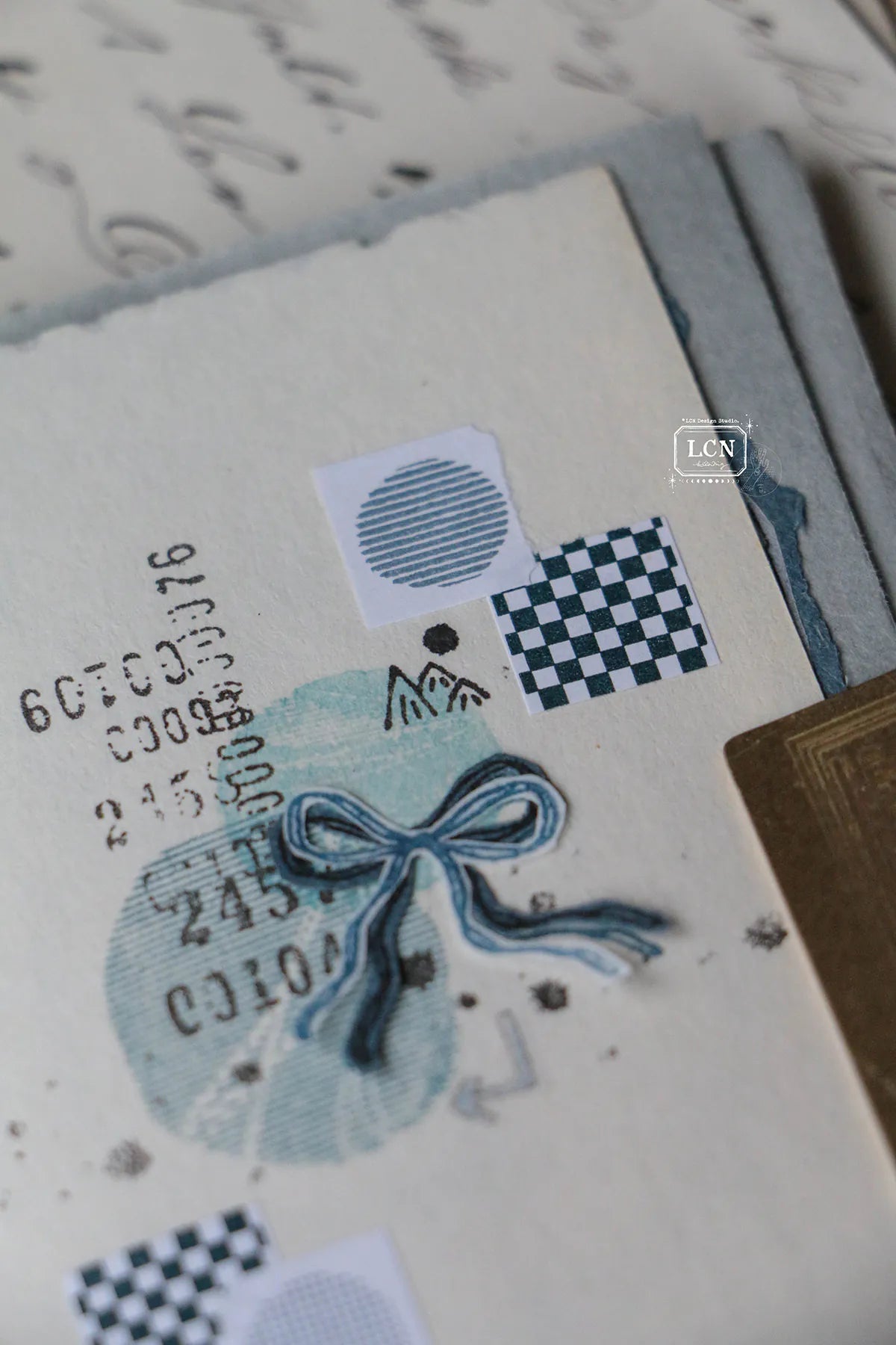 LCN Label Sticker Roll: Circle - Earth Tone