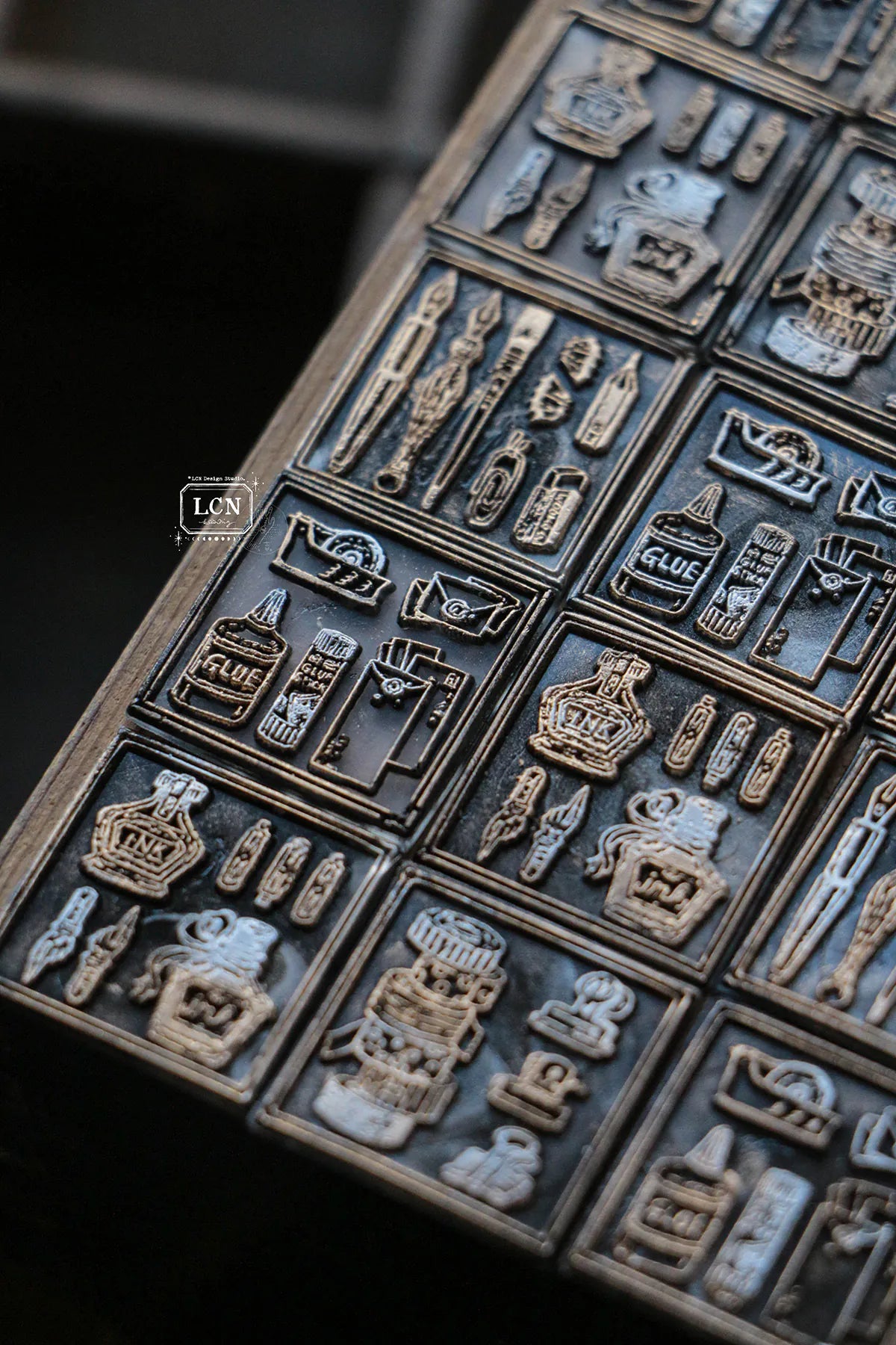 LCN Wax Seal Stamp Set: Stationery Tile 8