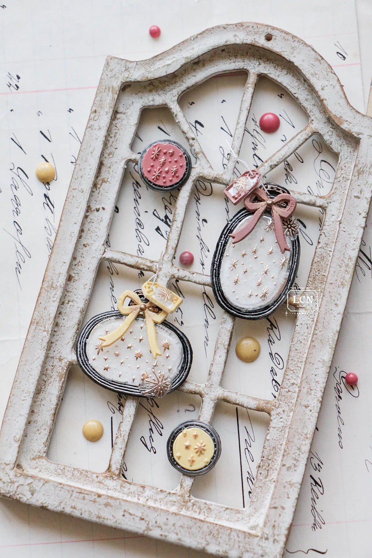 LCN Wax Seal Stamp Set: Embroidery Hoop - V