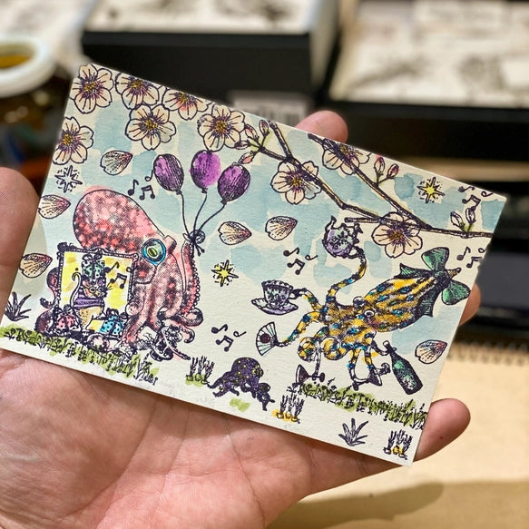 Sakura Stamp Set (Alisa & Akamegane)
