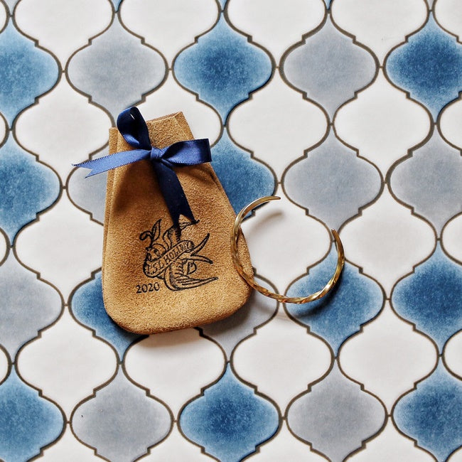 TSL Brass Narrow Twist Bangle Bracelet