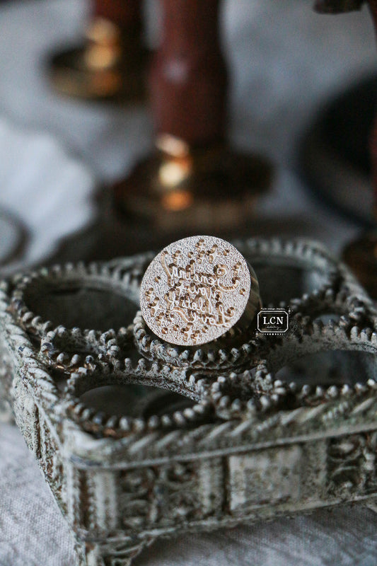 LCN Wax Seal Stamp set: Sayings: Sending Love.