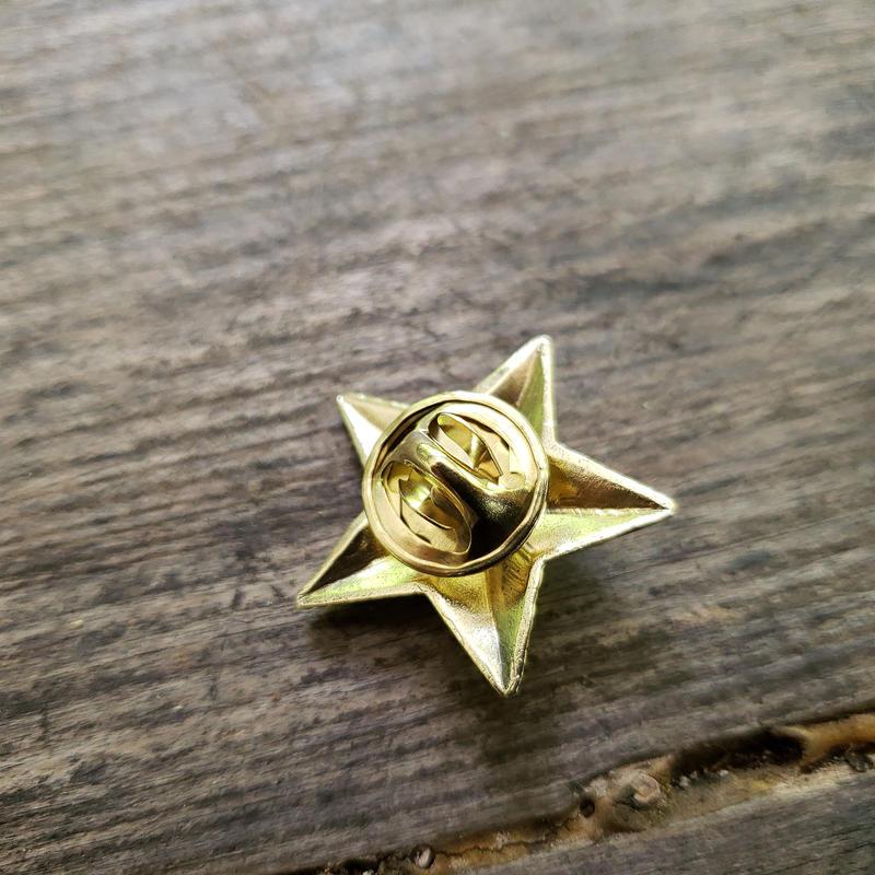 PRE-ORDER: Brass Pin Star