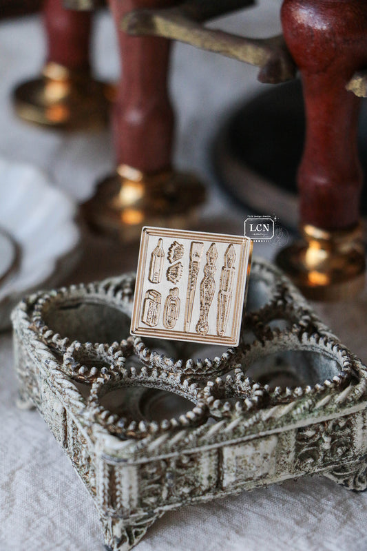 LCN Wax Seal Stamp Set: Stationery Tile 6