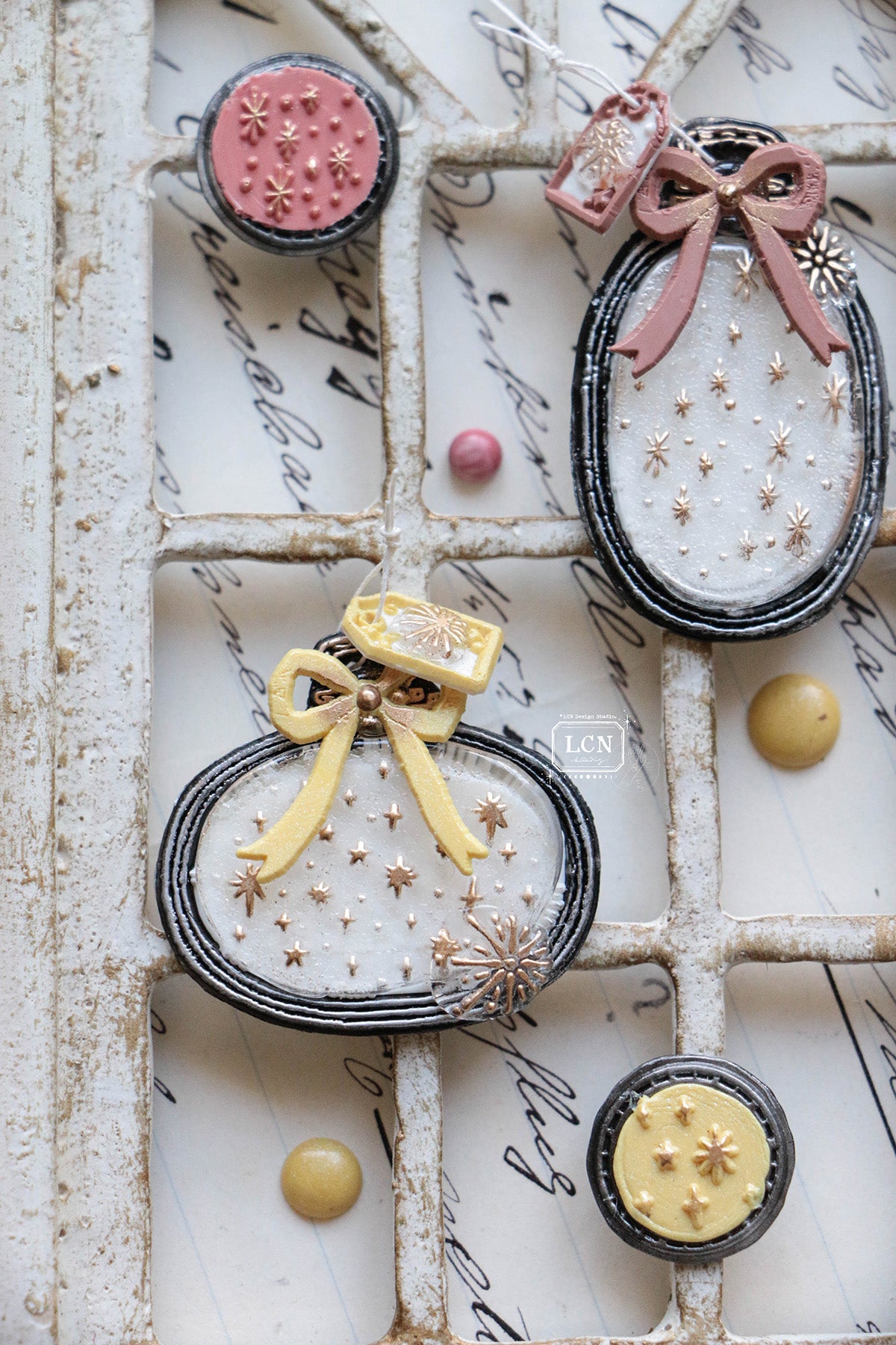 LCN Wax Seal Stamp Set: Oval Star: H