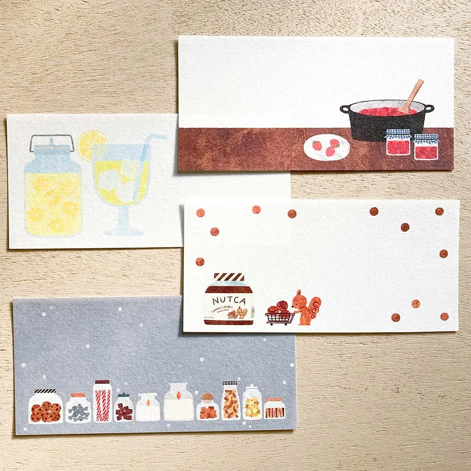 Cozyca products: Mariko Fukuoka: Letter Pad - Seasonal Jar