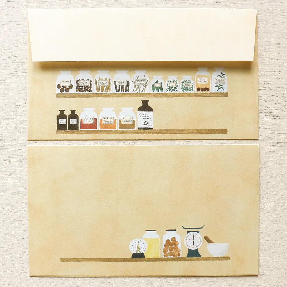Cozyca products: Mariko Fukuoka: Letter Writing Set - Indri's Pharmacy