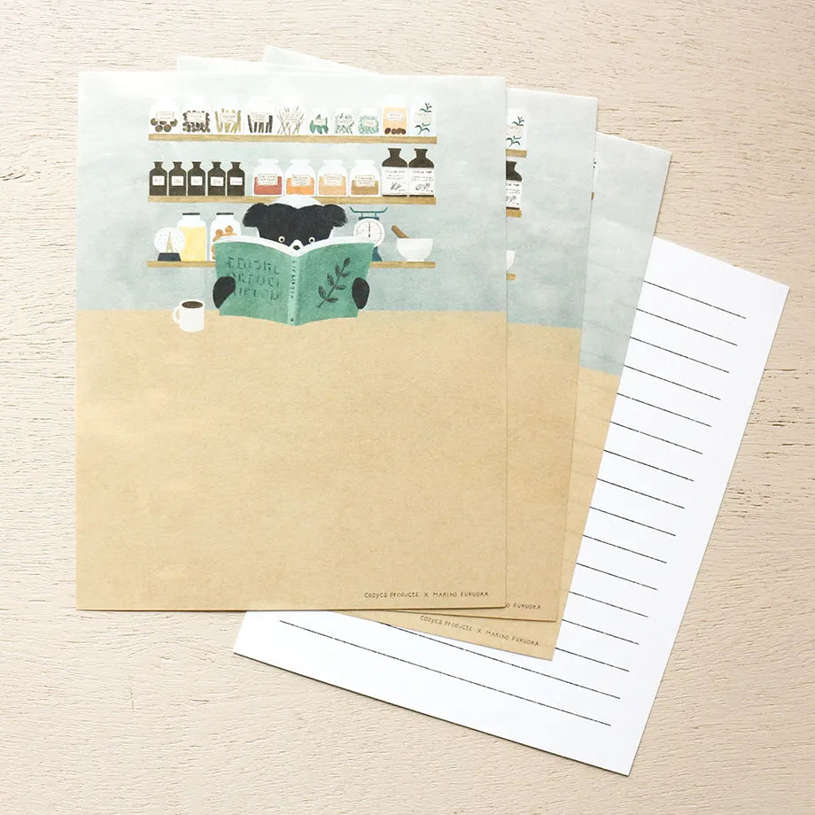 Cozyca products: Mariko Fukuoka: Letter Writing Set - Indri's Pharmacy