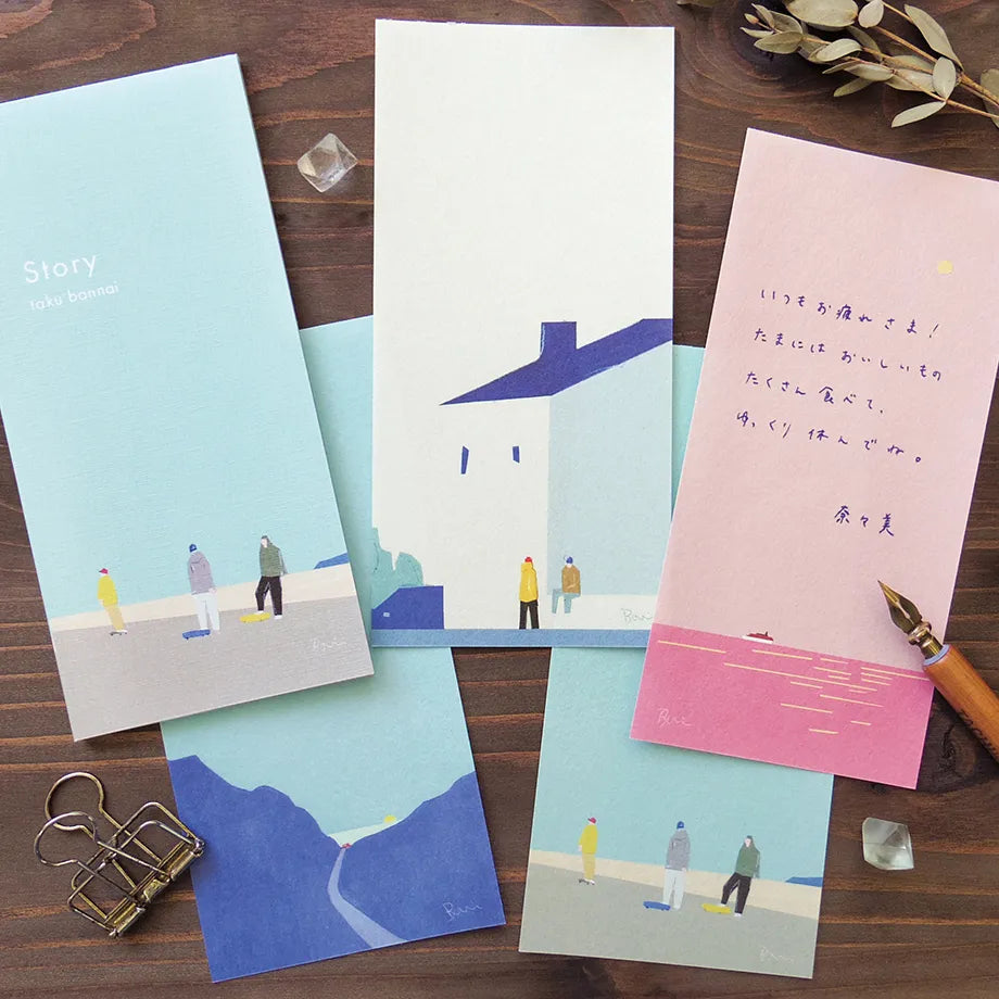 Cozyca products: Taku Bannai: Letter Pad - Story