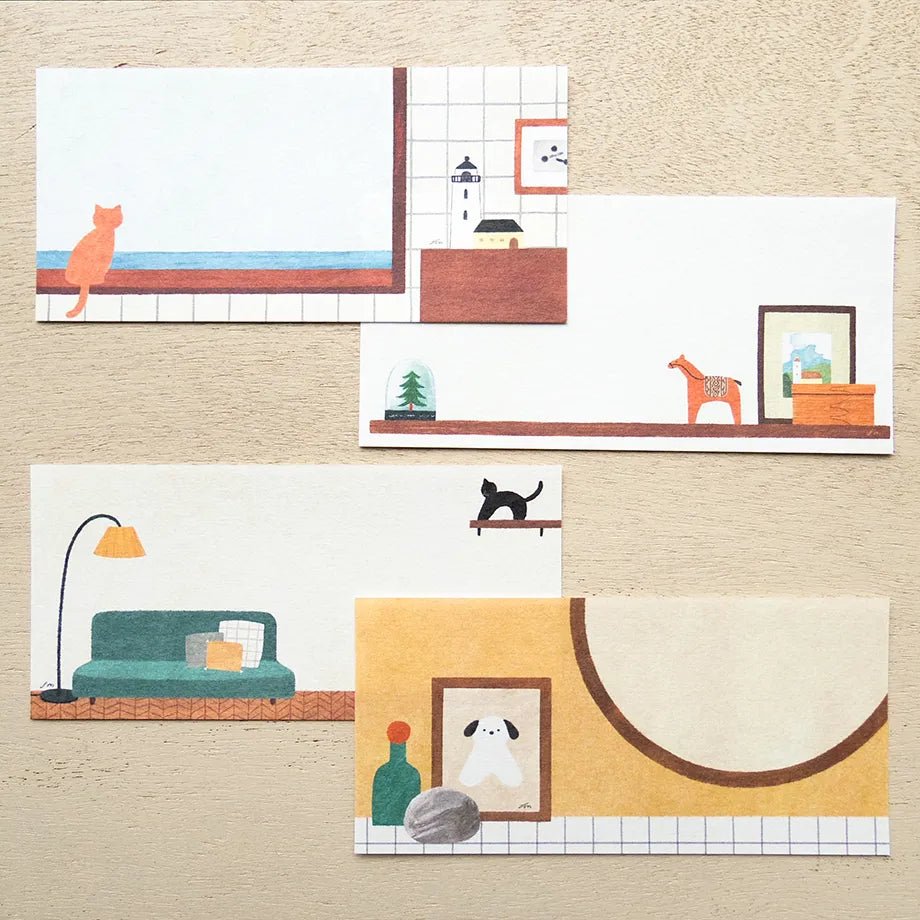 Cozyca products: Mariko Fukuoka: Letter Pad - いい時間 (Good Times)