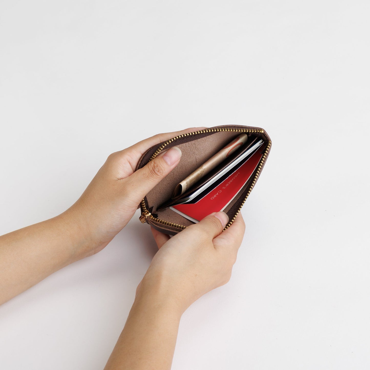 PRE-ORDER: TSL Card Wallet Dad Pull-up leather