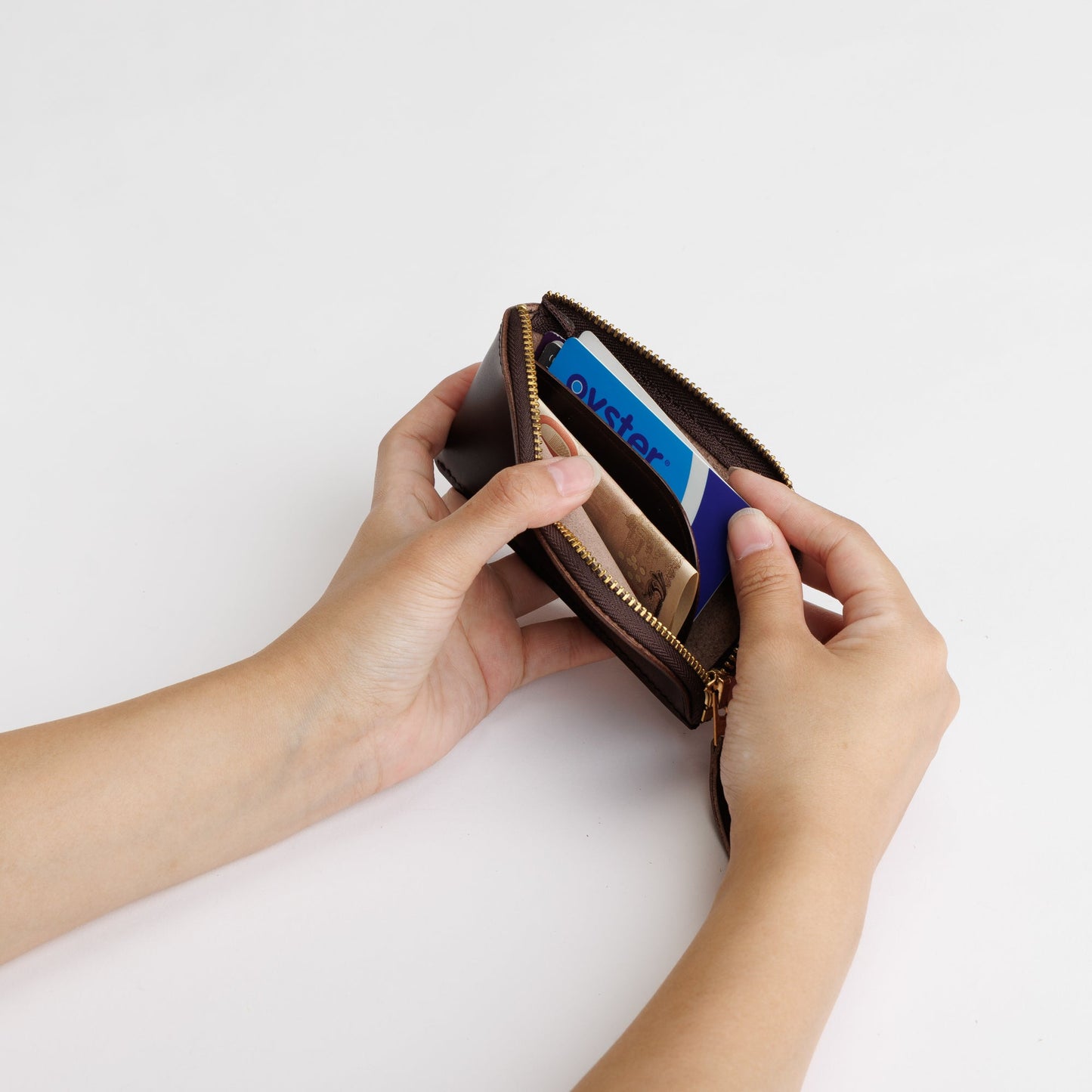 PRE-ORDER: TSL Card Wallet Dad Pull-up leather