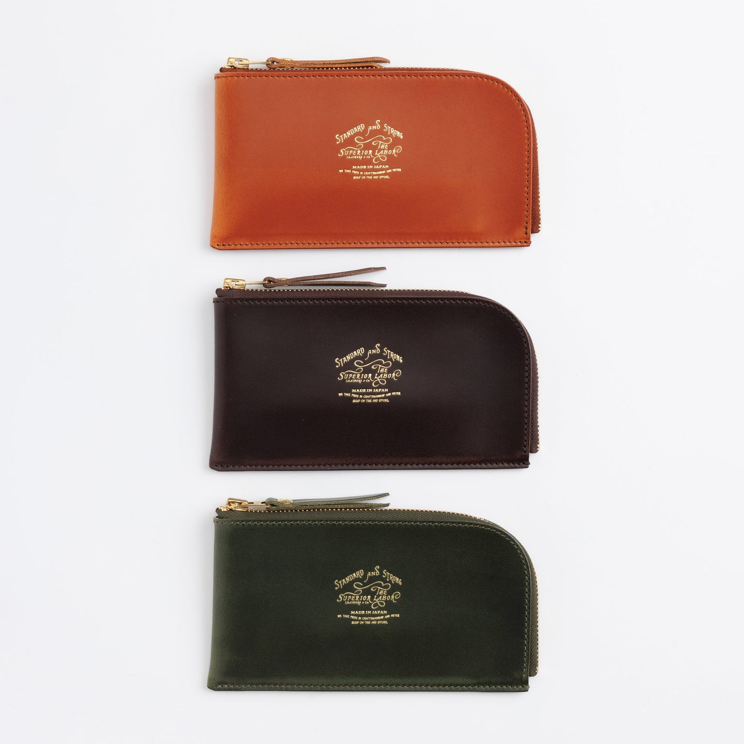 PRE-ORDER: TSL Pull-up leather Zip Purse L size