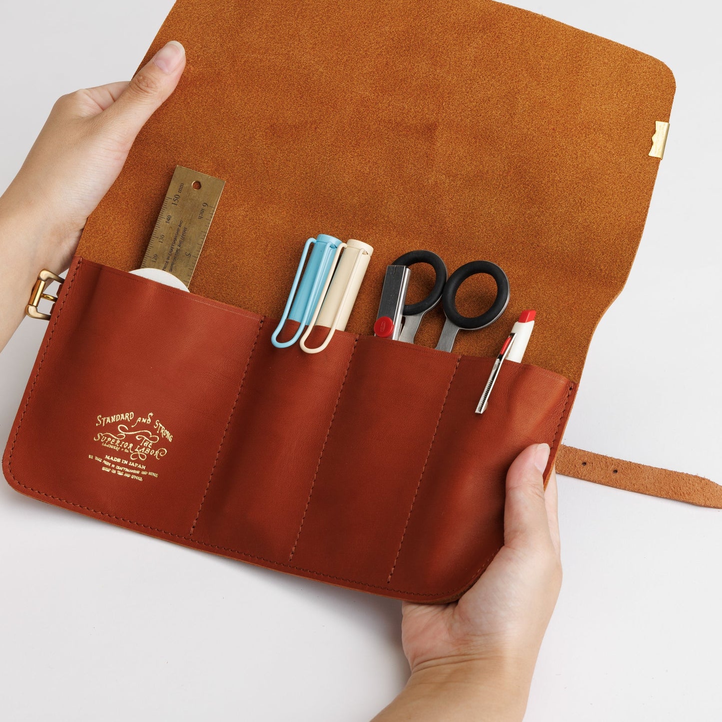 PRE-ORDER: TSL 2026 Summer Leather roll pen case