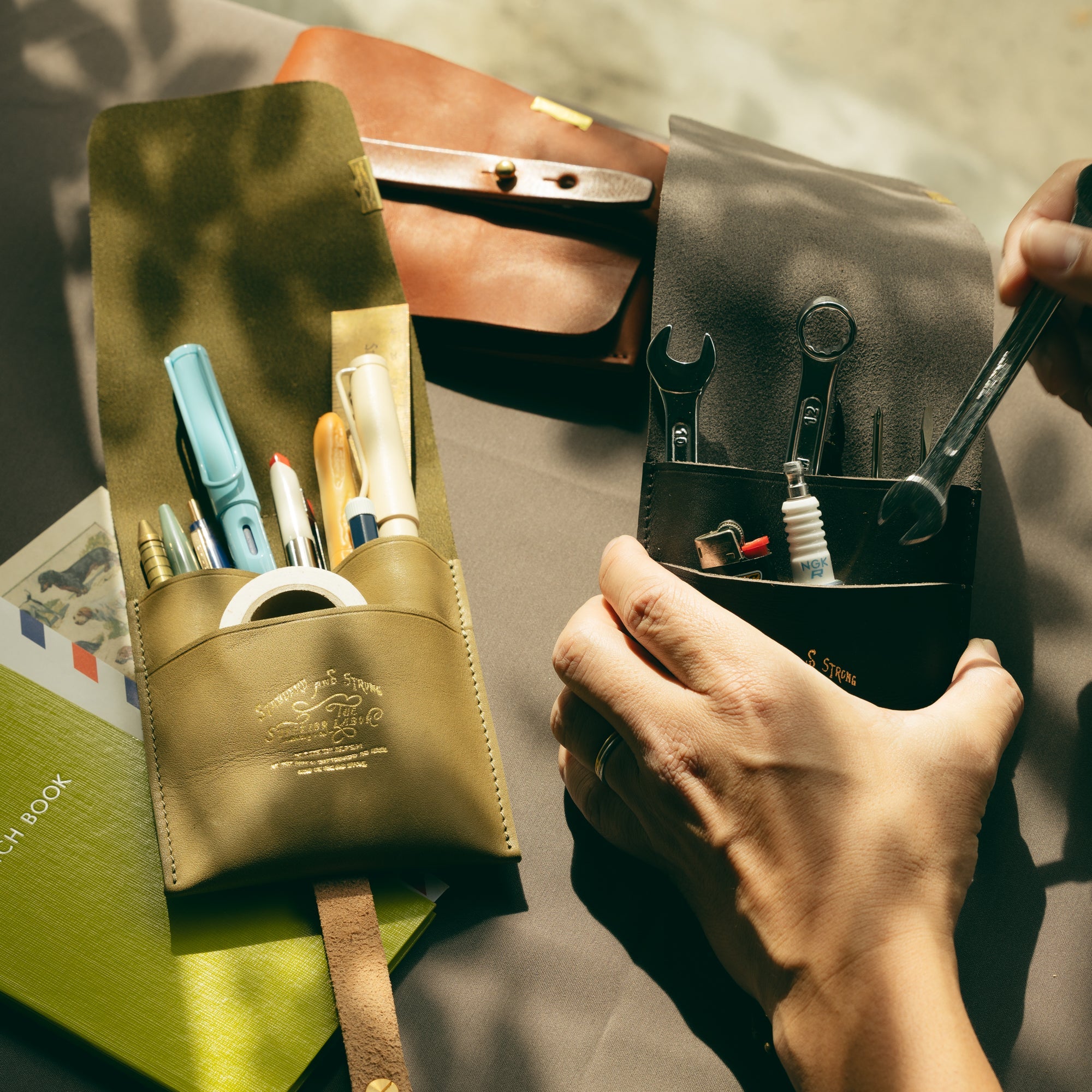 TSL ペンホルダー PRE-ORDER: TSL SUMMER 2026 Leather Tool Holder – Wanderlust by T.S.L