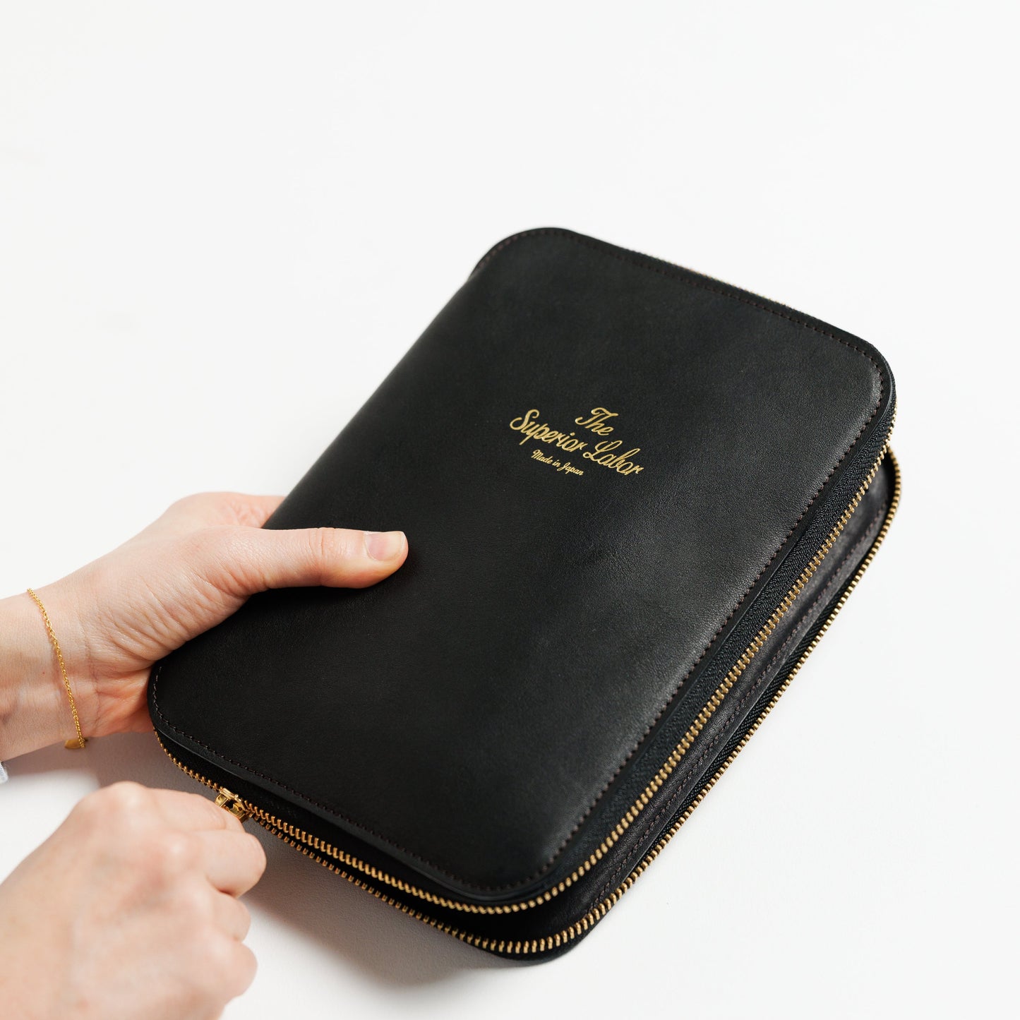 PRE-ORDER: TSL A5 Oil Leather Zip Organizer