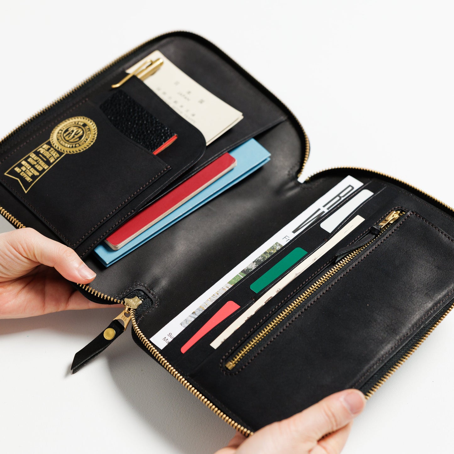 PRE-ORDER: TSL A5 Oil Leather Zip Organizer