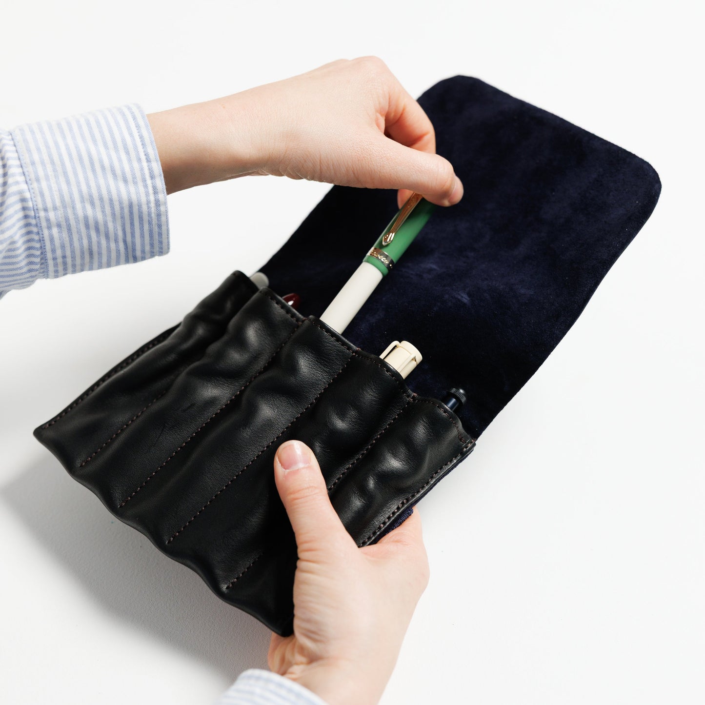 PRE-ORDER: TSL Oil Leather The Five Pen Case