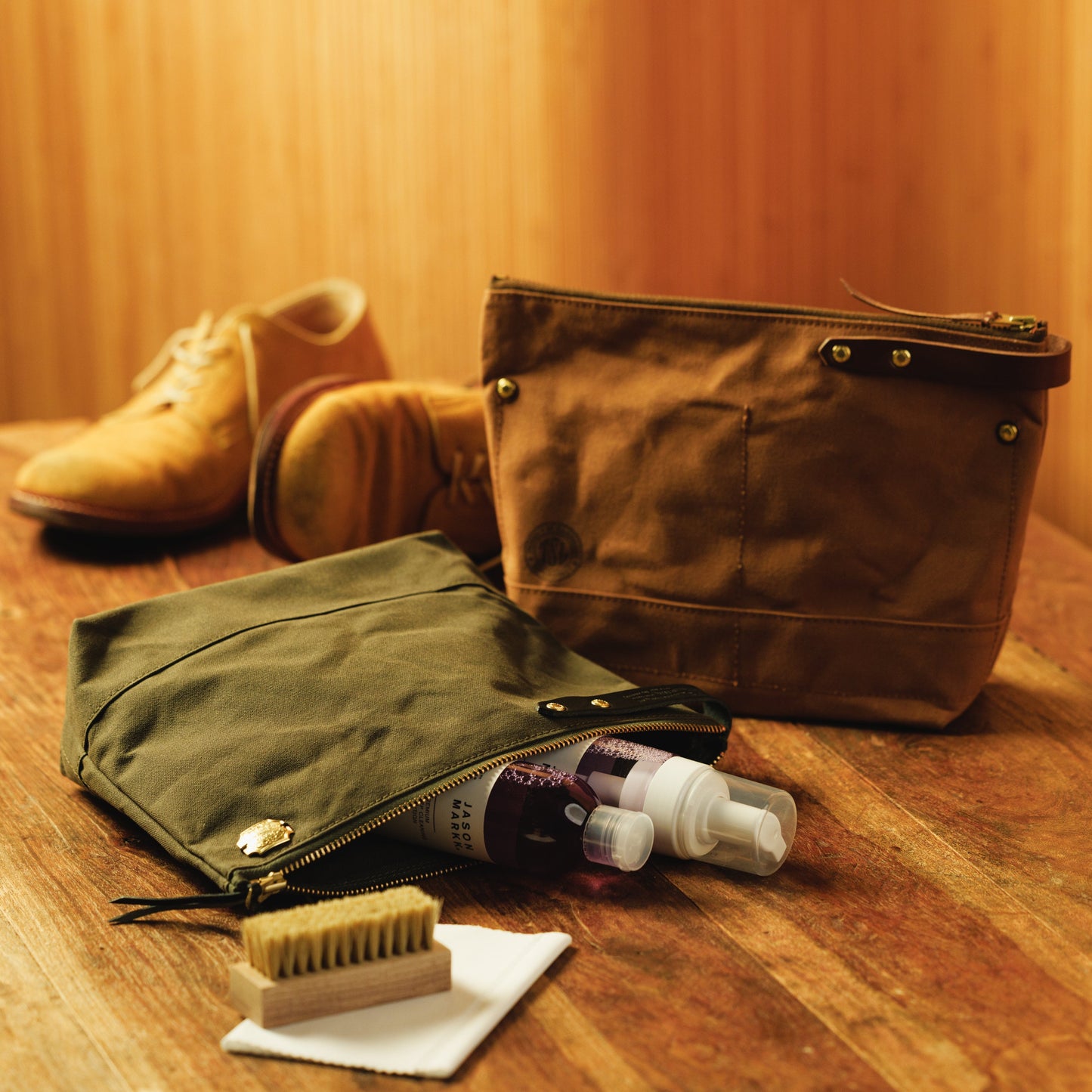 PRE-ORDER: TSL Paraffin Canvas Pouch A5 size