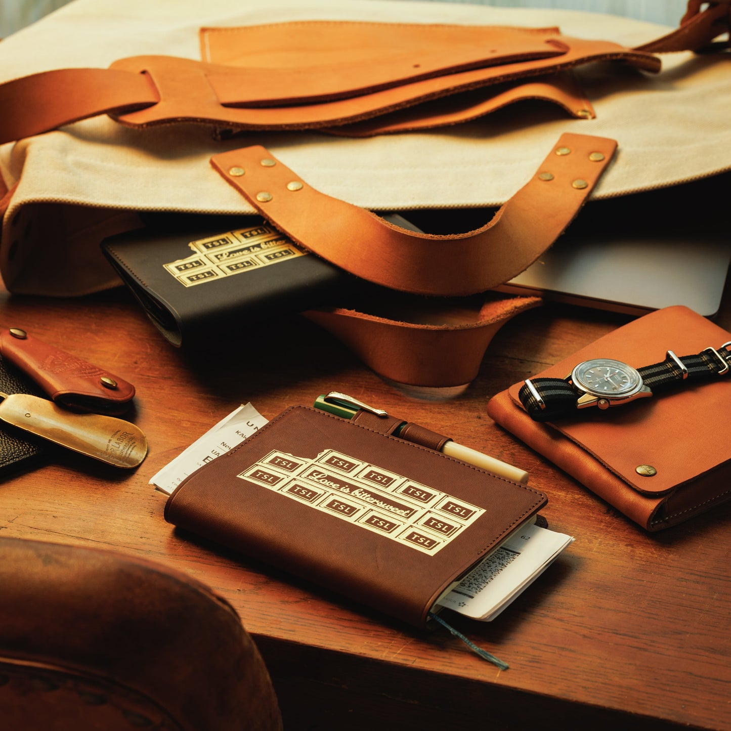 PRE-ORDER: TSL Tochigi Leather A6 Notebook Cover Chocolate