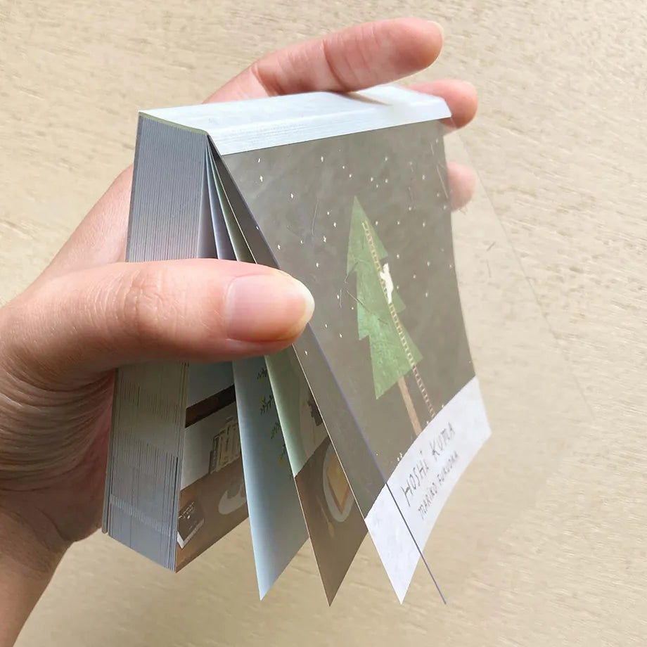 Cozyca products: Mariko Fukuoka: Memo Pad - Hoshi Kuma (Star Bear)