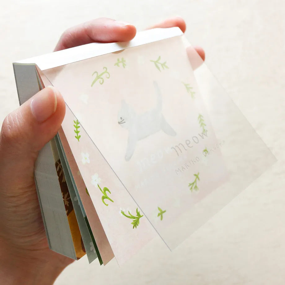 Cozyca products: Mariko Fukuoka: Memo Pad - meow