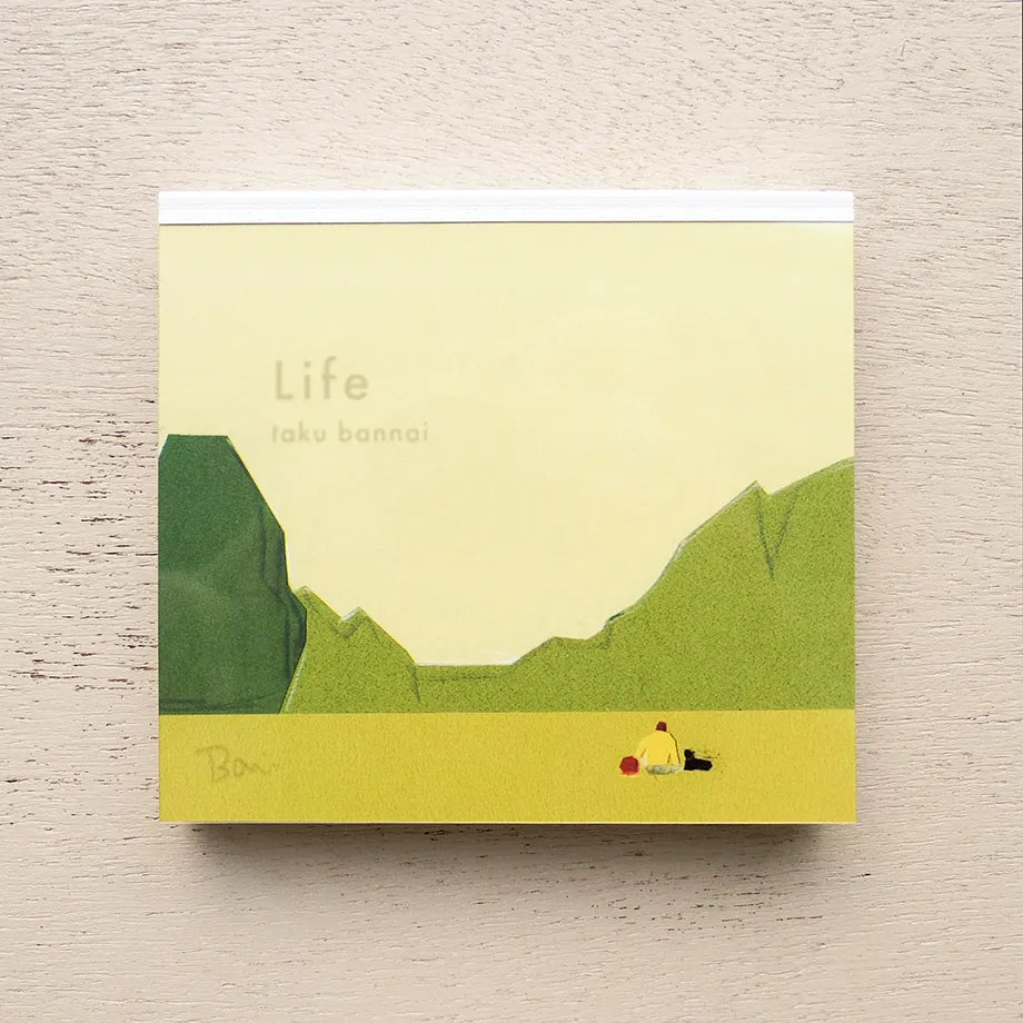 Cozyca products: Taku Bannai: Memo Pad - LIFE