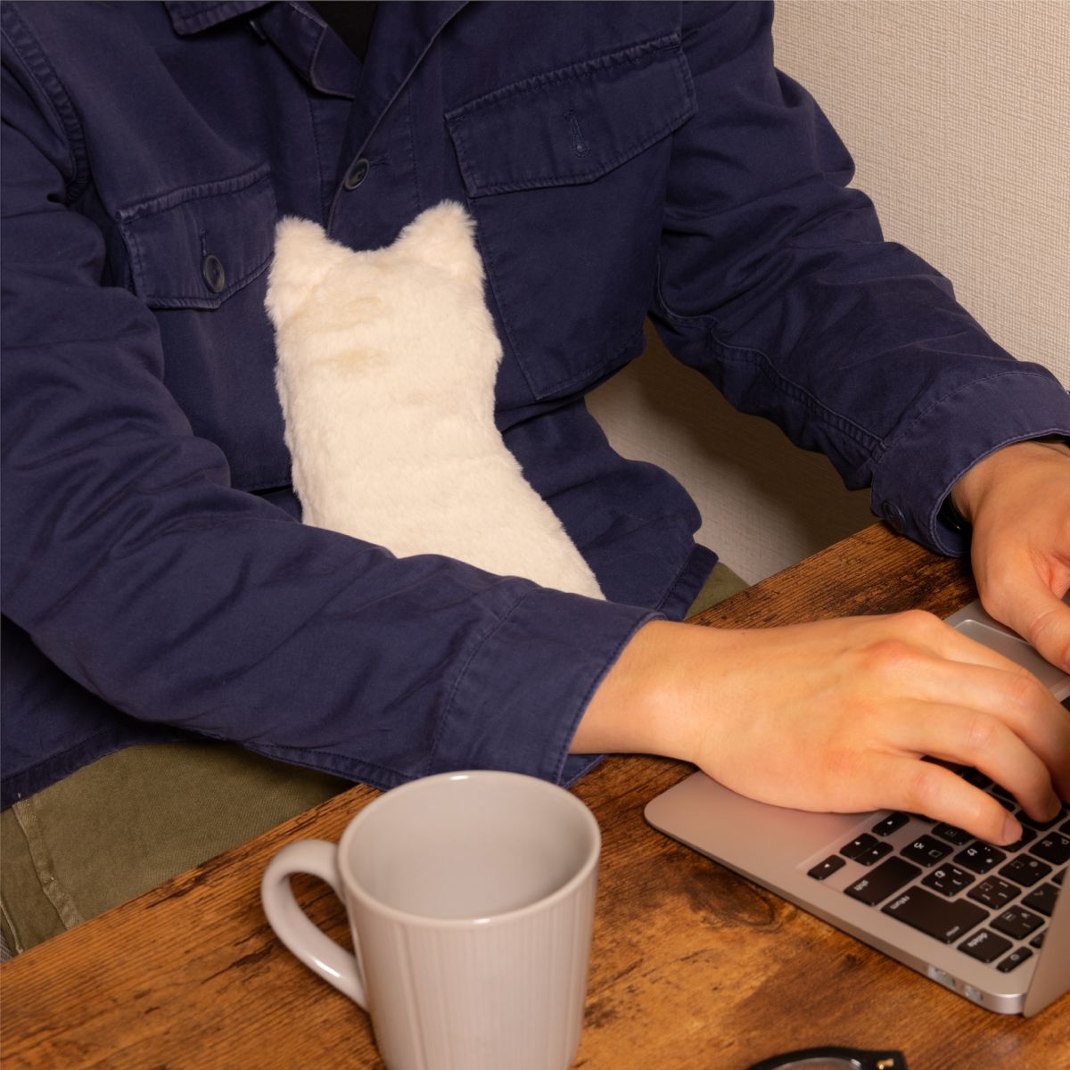 ねこのせ (Neko-no-se): Cat Pouch - Regular size