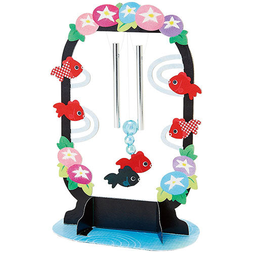 Sanrio Greeting Card: Goldfish Wind Chime (with real sound)