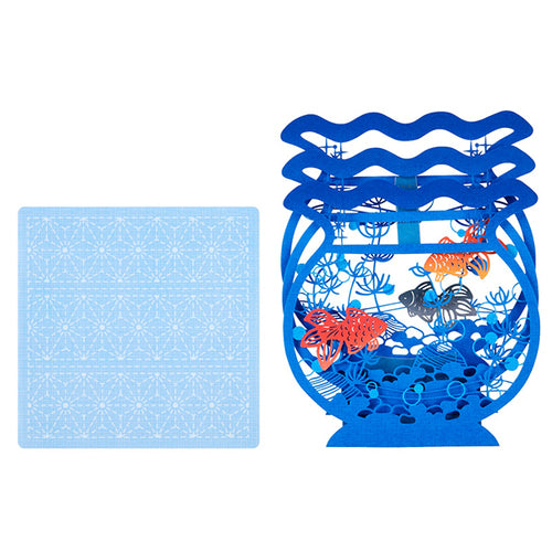 Sanrio Greeting Card: Goldfish Bowl (lasercut)