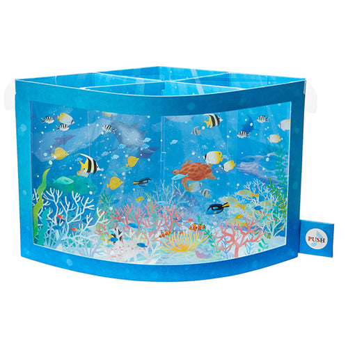 Sanrio Greeting Card: Light-up Aquarium (with lights and music)