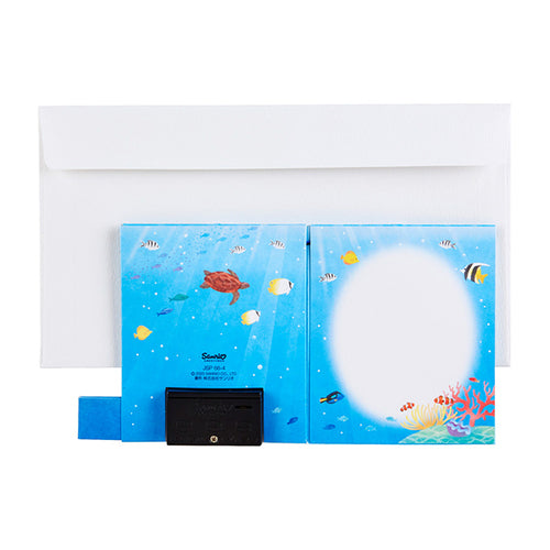 Sanrio Greeting Card: Light-up Aquarium (with lights and music)