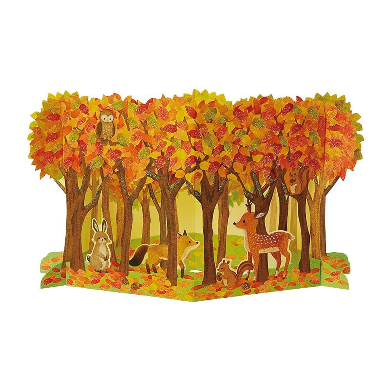 Greeting Card: A Forest of Animals