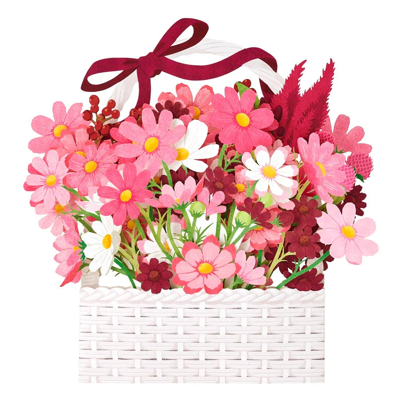 Sanrio Greeting Card: Autumn Flower Bouquet