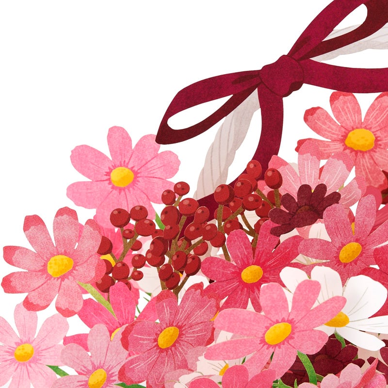 Sanrio Greeting Card: Autumn Flower Bouquet