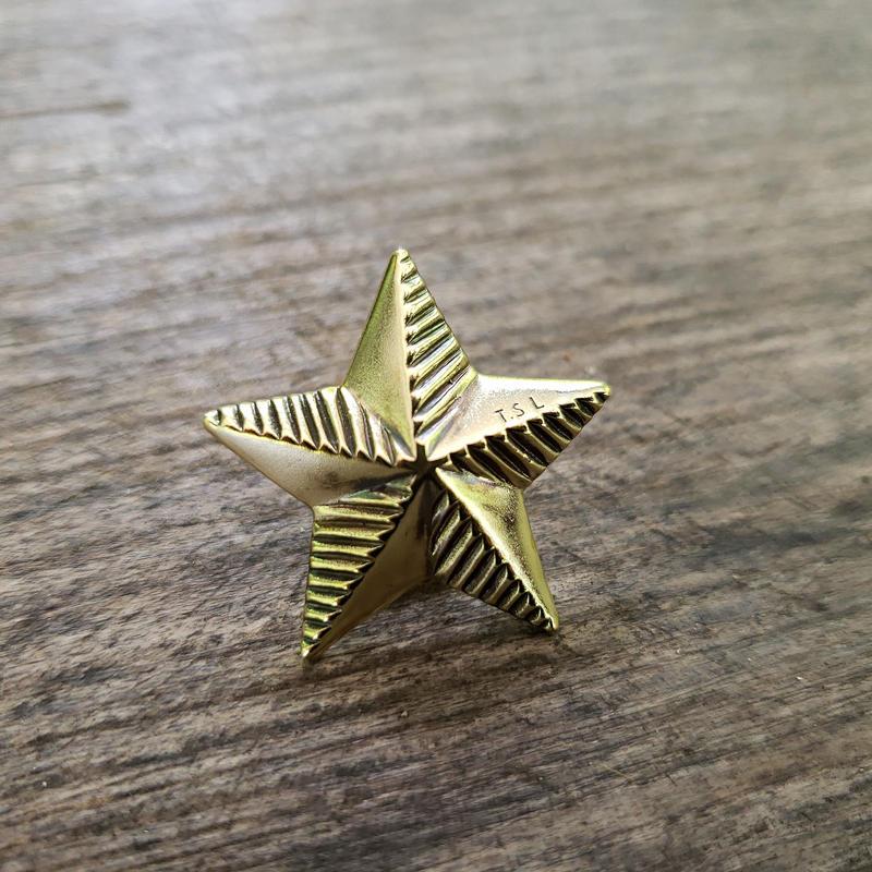 PRE-ORDER: Brass Pin Star