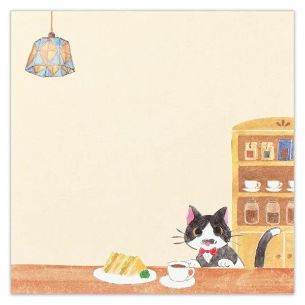 Nekorobi Memopad: Shiba-Saburo the Cafe Master