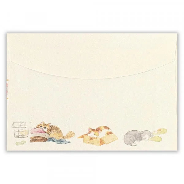 Nekorobi Letter Envelope: ねこあるある (neko-aruaru) Kamatte