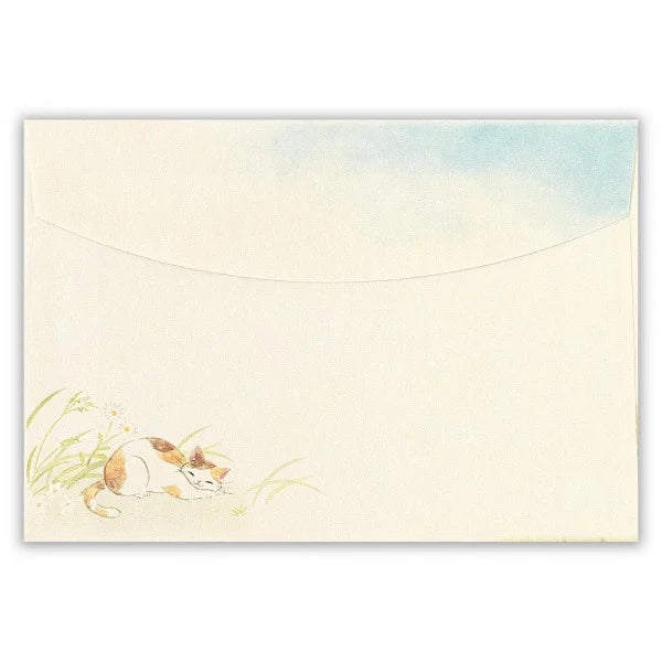 Nekorobi Letter Envelope: 野風とともに (nokaze to tomoni) Along with the Wild Breeze