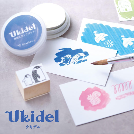 UKIDEL Shachihata Stamp Pad (includes refill ink and special cleaner)