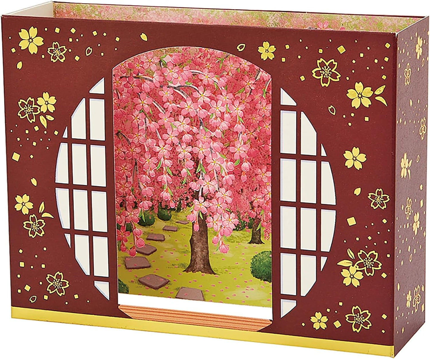 Sanrio Greeting Card: Sakura Garden Round Window