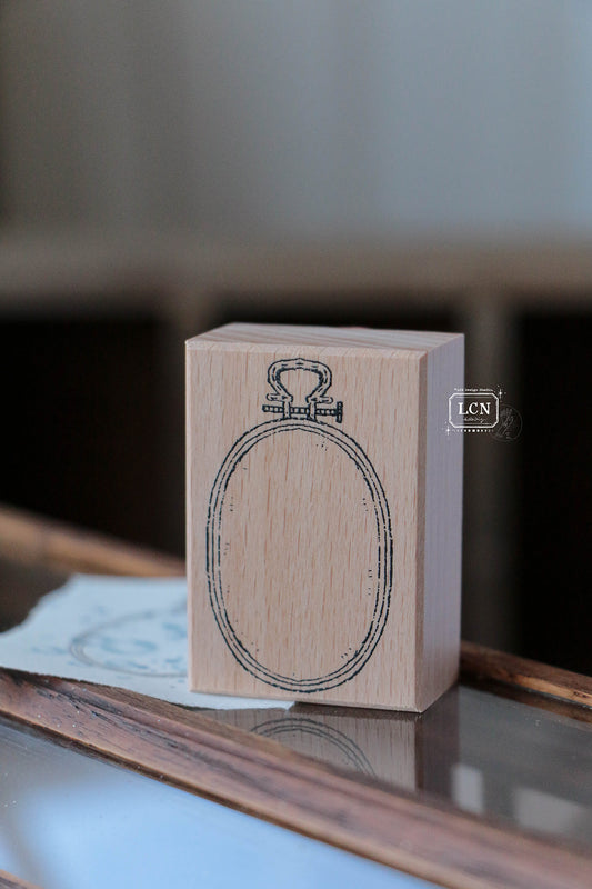 LCN Rubber Stamp: Embroidery Hoop
