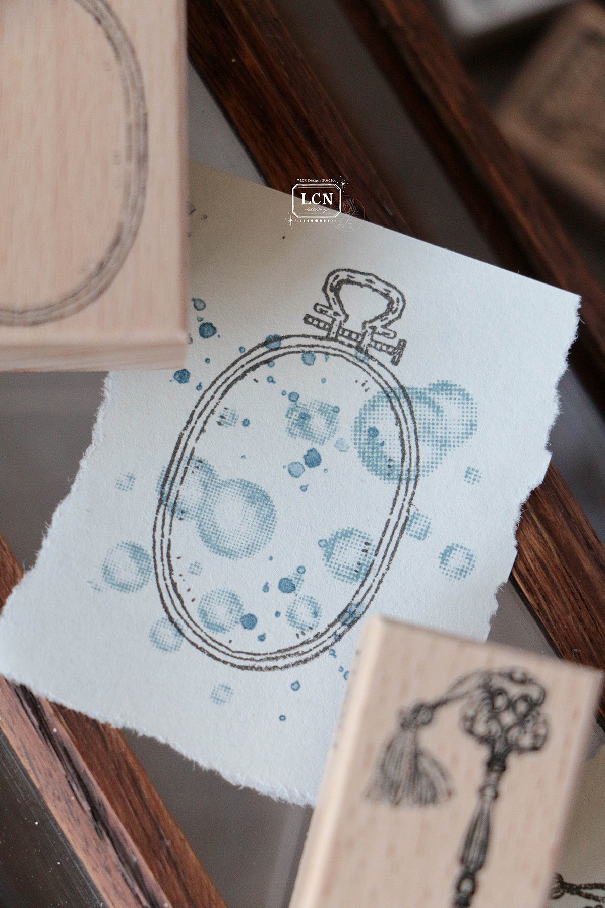 LCN Rubber Stamp: Embroidery Hoop